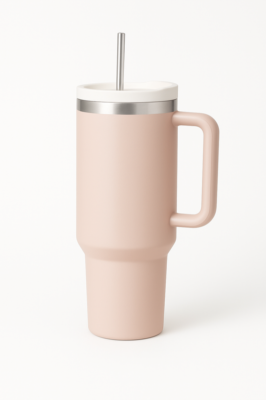 bitchin' travel mug with straw
