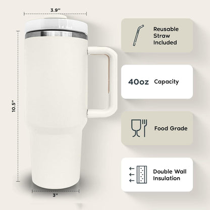 bitchin' travel mug with straw